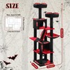 PAWZ Road 70 Inch Cat Tower, Gothic Cat Tree with