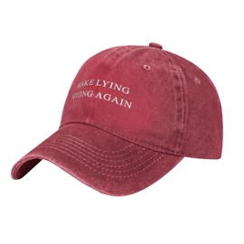BIRDBATH - Sombrero divertido para hombre o papá, Rojo -, Talla única