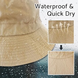 DIELIANHUA Summer Fishing Hat, Foldable Fishing Hat, Summer Fishing Hats, Women, Mountaineering Hat, Hanging Quick-Drying and Waterproof, Unisex Summer Outdoor Fishing Black