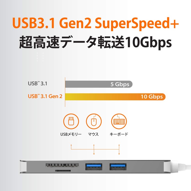 j5create JCD372-EJ USB Type-C 3.1 Gen2 SuperSpeed + Mini Dock
