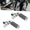 Acouto Motorcycle Highway Foot Pegs for 25mm/1in Engine Crash Bar