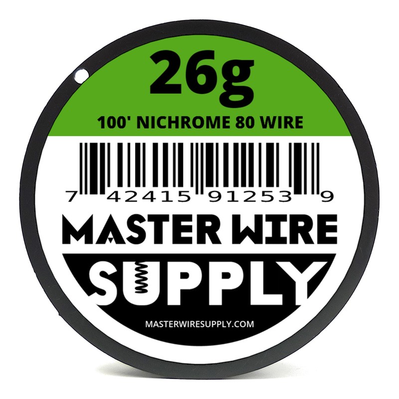 Nichrome 80-100' - 26 Gauge Wire - 100ft - 0.4mm