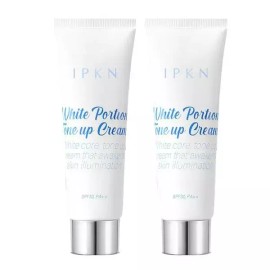 Ipkn [입큰] 화이트 포션 톤업 크림 50ml (2개구성) 자외선차단 톤결정 보정템 3중기능성 Ipyun] White Potion Tone Up Cream 50ml (2 Pieces) UV Block Tone Correction Item 3-Function