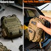 Meneng Christian Embroidered Tactical Patches: 8PCS Military Hook and Loop