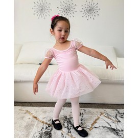 Stelle Girls Ballet Dance Students School Footed Tight (Toddler/Little Kid/Big Kid)(BP,6-8 Years)