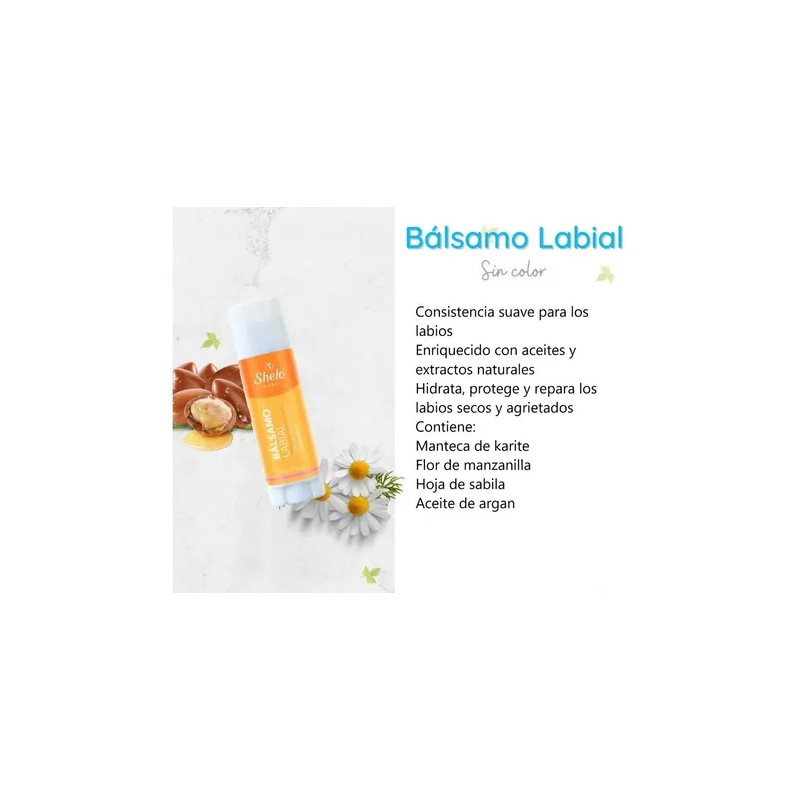 Balsamo Labial Hidratante Labios Aceite De Coco Argan Karite