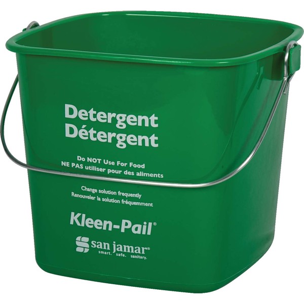 Carlisle FoodService Products KP97GN Kleen-Pail Commercial Cleaning Bucket, 3 Quart, Green