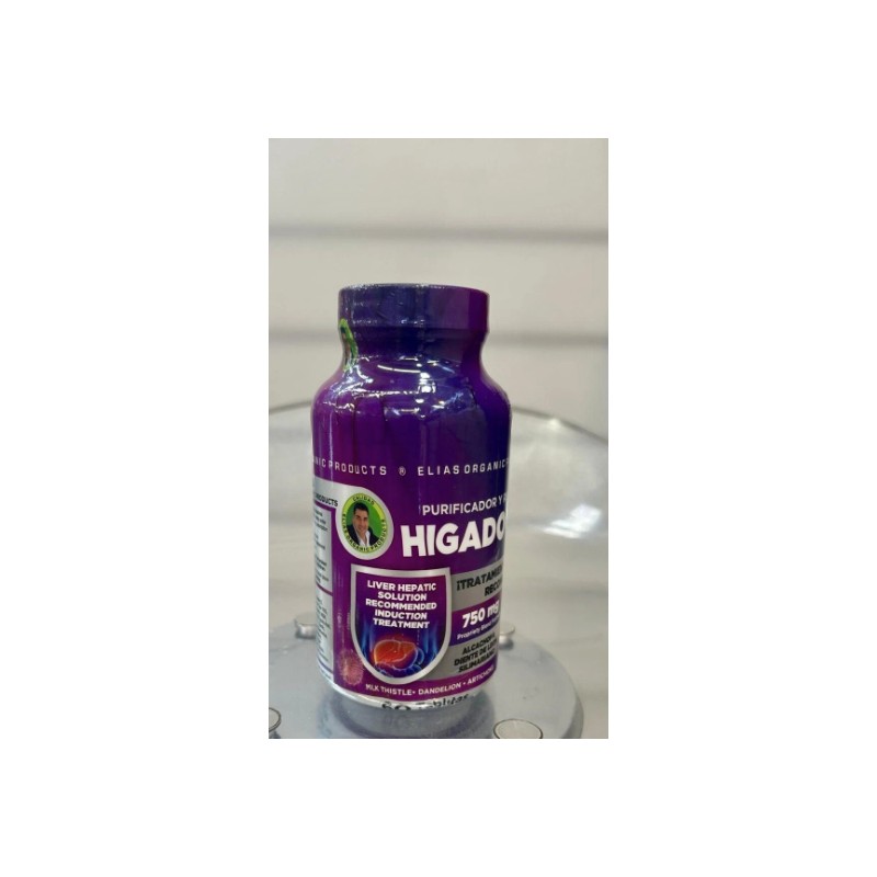 Elias Organic HIGADO GRASO 750mg 60 Tab Detox