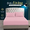 Sunshine Comforts Microfiber Fitted Sheets Super King Size Breathable, Anti