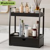 Boulphia 2-Tier Bathroom Organizer Countertop, Bathroom Sink Organizer Countertop, Vanity,