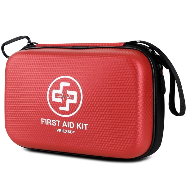 VRIEXSD Premium First Aid Kit, 320 Piece Waterproof Hard Shell