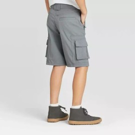Cat & Jack EH) Boys' Techy Stretch Cargo Shorts Gray Grey - Cat & Jack Size 7