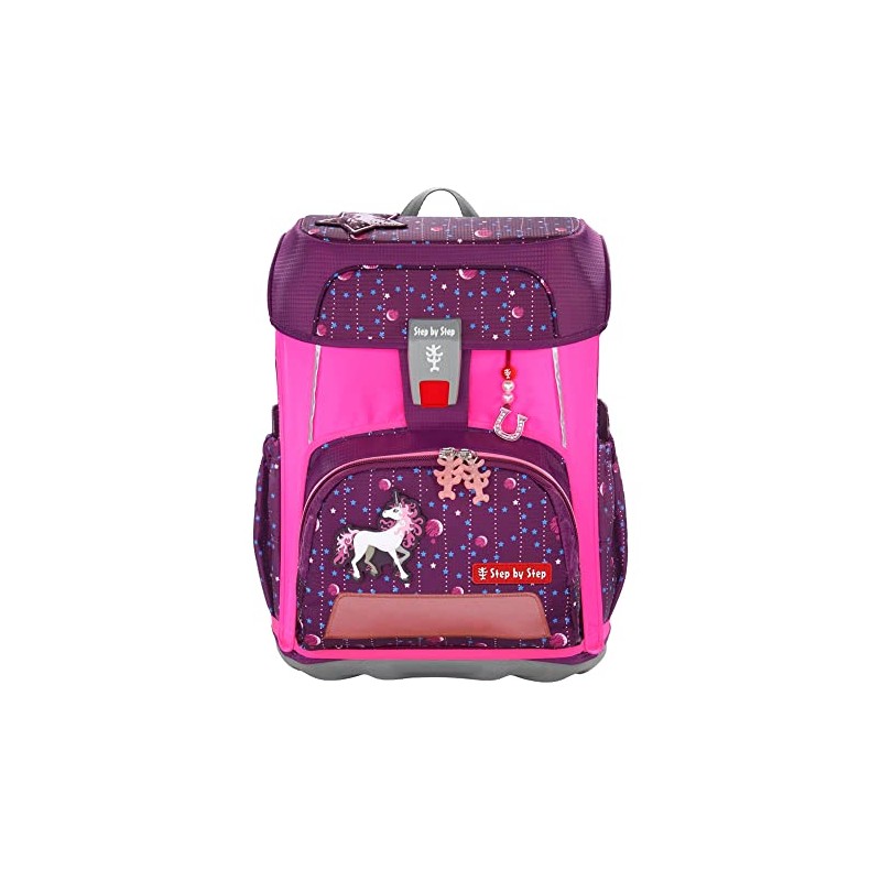 Step by Step Neon Pull-Over for Cloud School Bag, Pink,