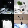 OsAtNb 8 LED Music Stand Light 3modes USB Book Light