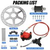 YOXUFA Mini Bike Hydraulic Brake Kit with 180mm Mini Bike