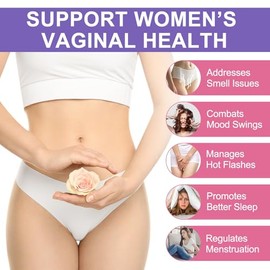 Vaginal Probiotics for Women, Vital Source Feminine Gummies, pH Balance for Women, Premium Feminine Balance Gummies, Promotion of Womens Health - 60Gu