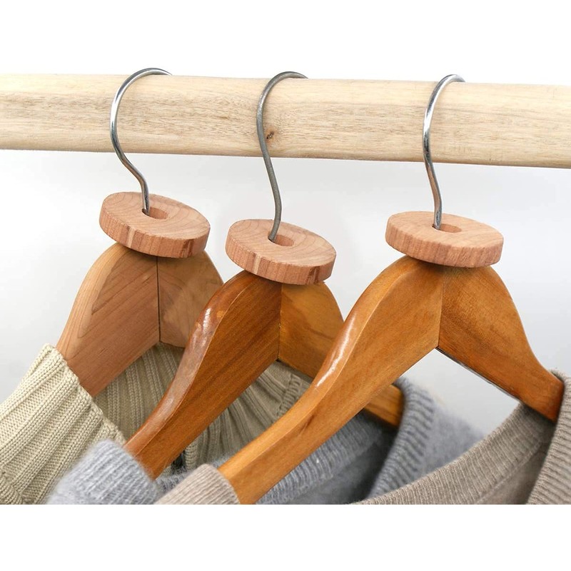 bcwholesale Cedar Fresh Red Cedar Wood Rings for Hangers |