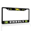 Metal Insert License Plate Frame Unruly Jamaican Jamaica B Weatherproof