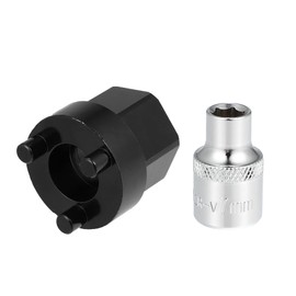 X AUTOHAUX 1 Set 20mm A/C Compressor Clutch Hub Remover Tool 5SE12C 7SEU16C