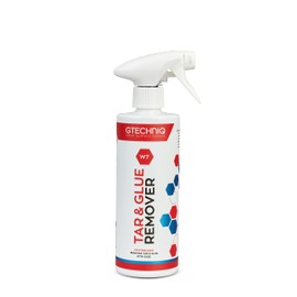 Gtechniq - W7 Tar and Glue Remover - Full Strength Solvent Based, Softens and Dissolves Adhesive, Safe to Use with Waxes, Coatings & Sealants (500ml)