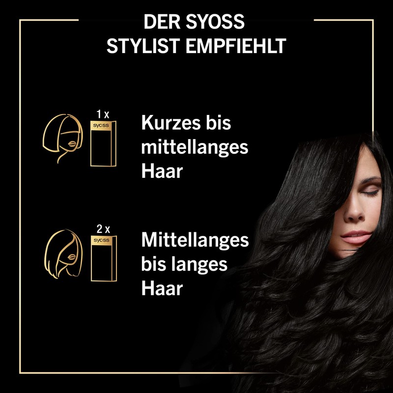 Syoss Oleo Intense Oil Colouration 1-10 Intensive Black Level 3