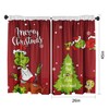 Cuteiush Christmas Window Decor 2 Panels Set 28'' L X