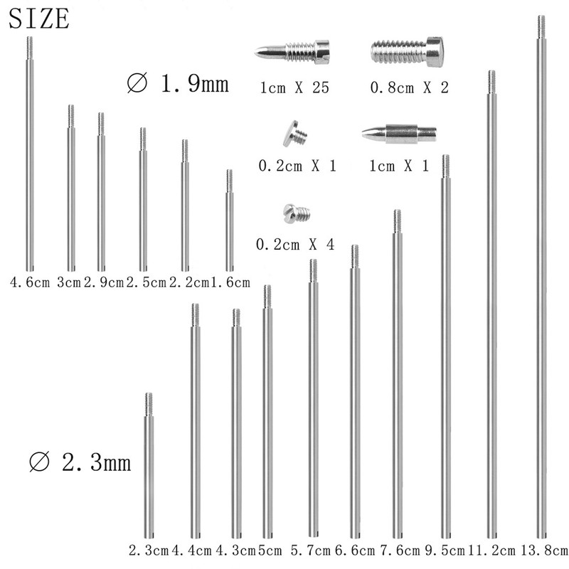 Soprano Saxophone Repair Kit Sax Screw Set Metal Instrument Accessory