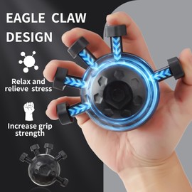 Finger Grip Strengthener, Hand Muscle Trainer, Finger Grip Strengthener for Muscle Building, Grip Strength Trainer for Musicians