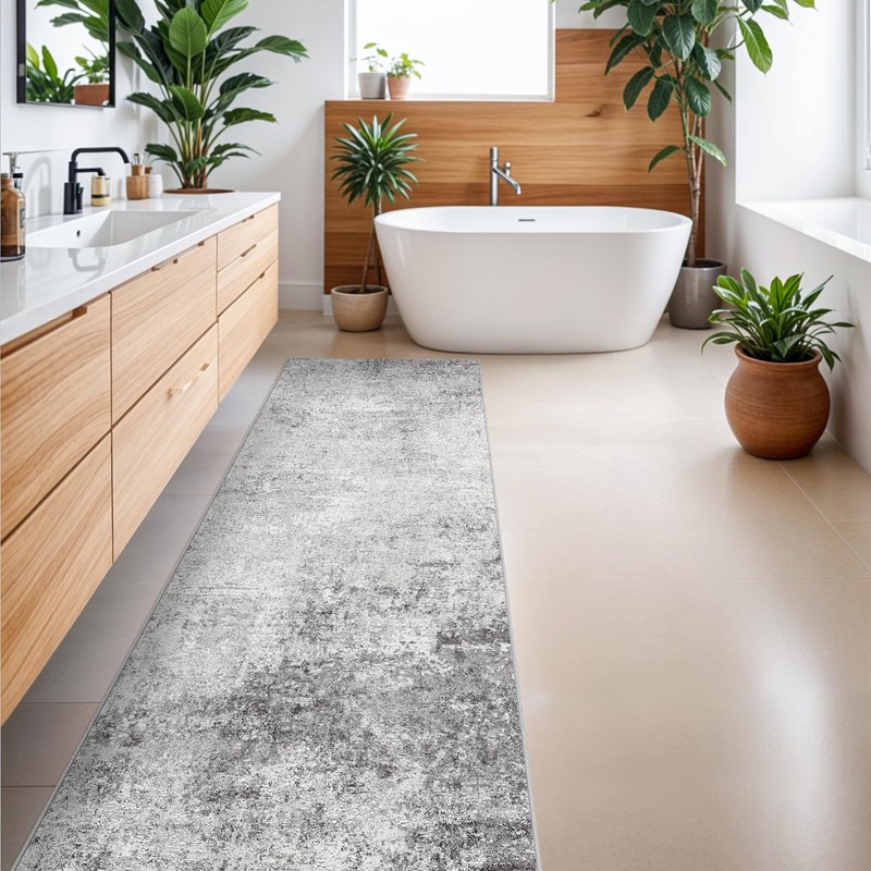 RUUGME Washable 3x8 Hallway Runner Rug - Runner Rugs Modern
