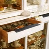JNRFTY 10Pcs Mount Finger Edge Pull,Hidden Drawer Pulls,Aluminum Hidden Handle