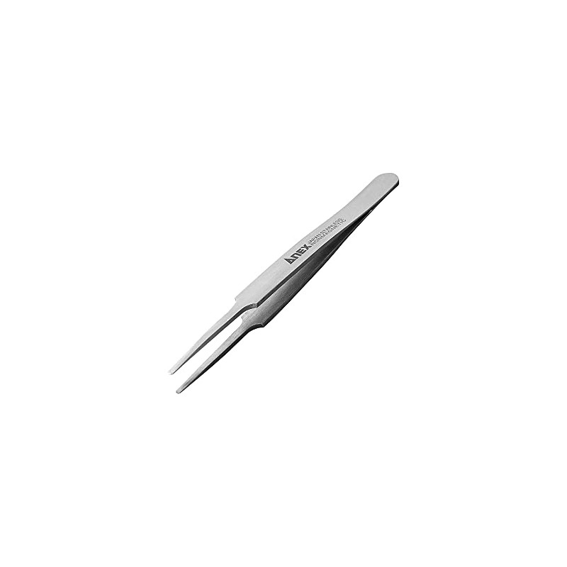 ANEX No.201 SUS304 Tweezers, Round Tip, 4.7 inches (120 mm)