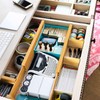 ANTOWIN Bamboo Drawer Dividers Organizers, Drawer Separators Splitter,13-17 inches Long