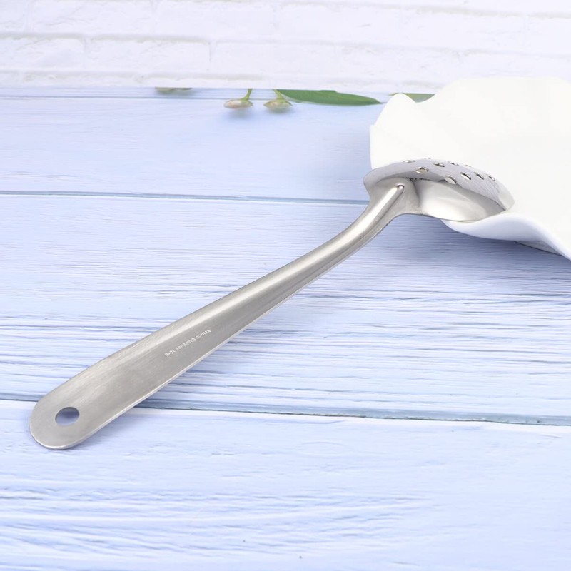 UPKOCH Stainless Steel Ladle Slotted Spoon Soup Spoon Straining Spoon