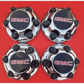 REPLACEMENT / REPRODUCTION 4PCS Chrome GMC Sierra Yukon Savana 6 Lugs 1500 Center Caps 16" 17" Wheels NEW!!