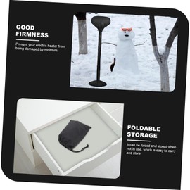 Generic Outdoor Heater Cover Oxford Sleeve for Garden Heater Anti-frost Design Sturdy Fits for Outdoor Use