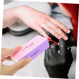 Outanaya 3sets Diy Nail Artwork Polishing Block Sanding Buffer Block 4 Different Sides 10pcs*3 Random Color