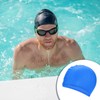 M METERXITY 1-Pack Silicone Teardrop Swim Cap, 7.5" Opening 7.1"
