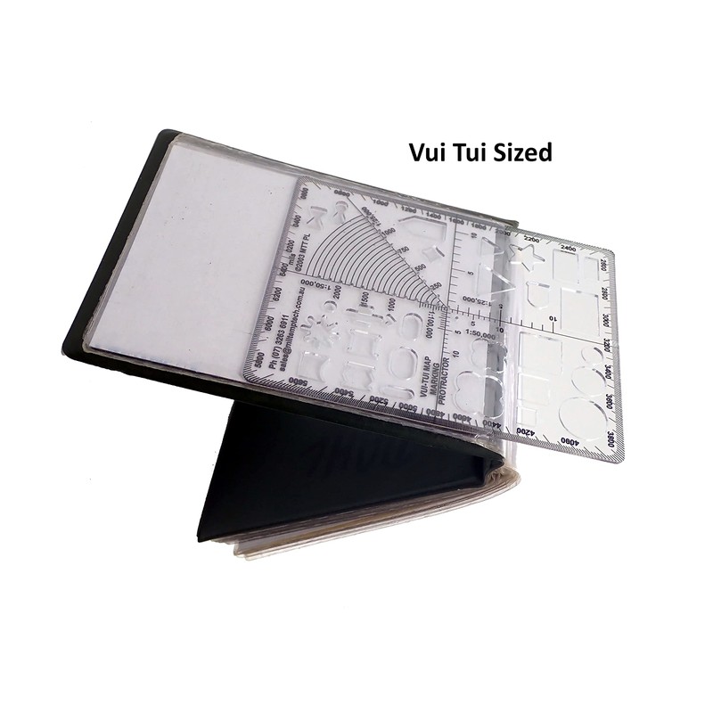 MTT PL - Vui-Tui Map Marking Protractor for Military map