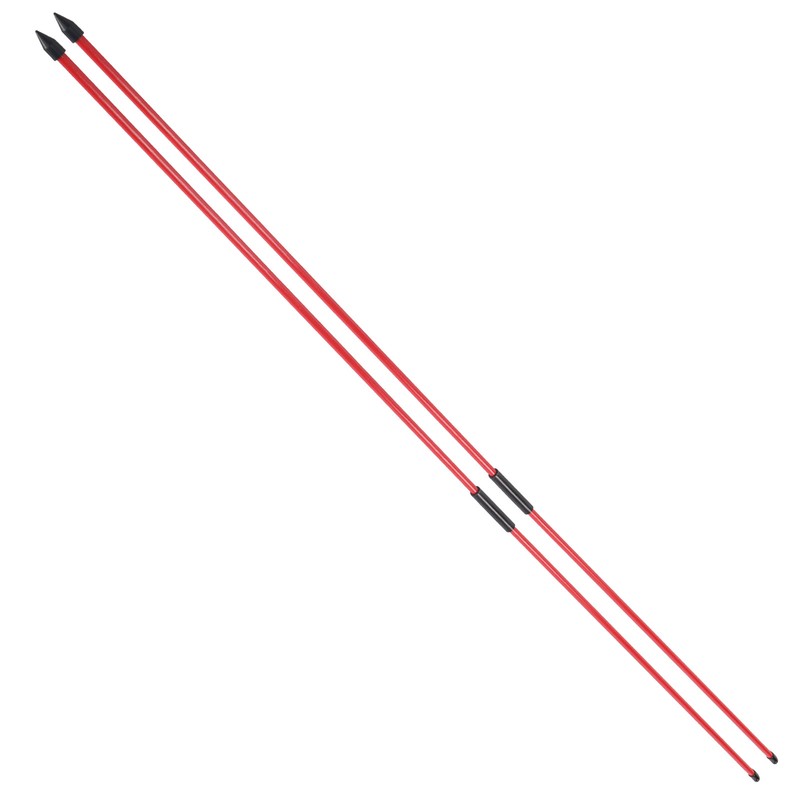 Fiberglass Golf Alignment Sticks 2 Sections Foldable Golf Direction Indicator