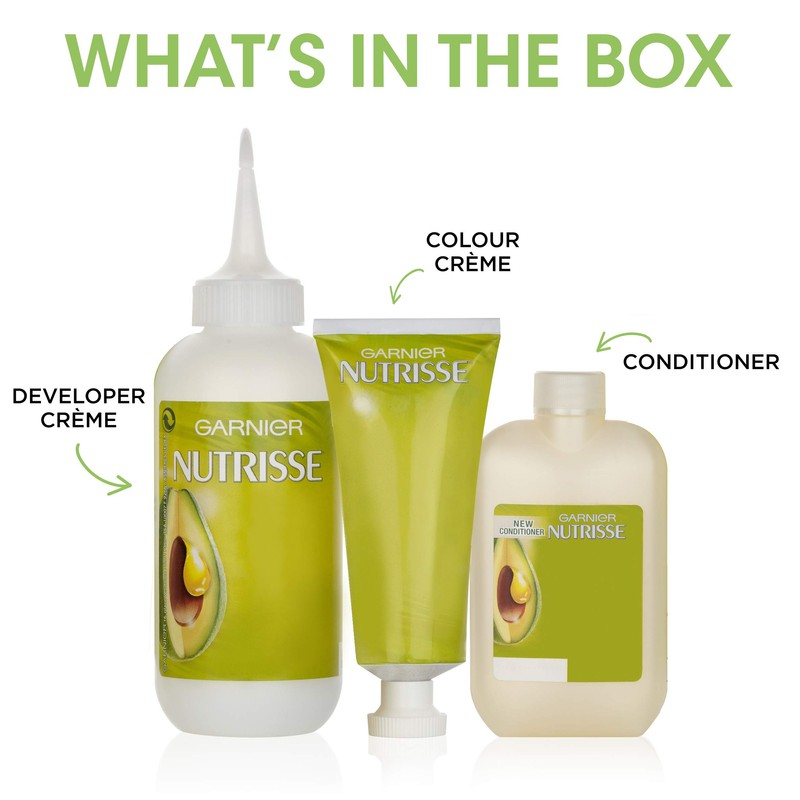 Garnier Nutrisse 6 Light Brown Permanent Hair Dye, 1.398 kg
