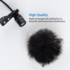 Microphone Windscreen 2 Pieces Microphone Windshield 1 cm Lavalier Microphone