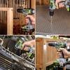 WORKPRO Home Tool Set with 20V Cordless Lithium-Ion Drill Driver,