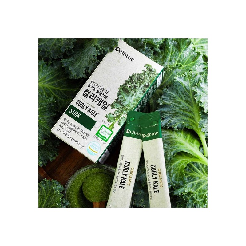 Delicious Home Delve Me Organic Freeze-Dried Green Curly Kale 100%