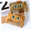 FOMIYES 2pcs Green Sandalwood Combs Fine Tooth Hair Combs for