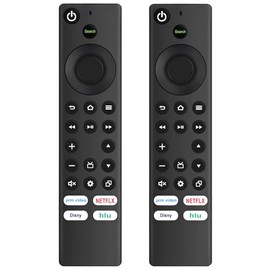 Pack of 2 CT-RC1US-21 CT-95018 CT-RC1US-19 NS-RCFNA-21 NS-RCFNA-19 CP-RC1NA-22 Replace Remote Compatible for Toshiba/Insignia/Pioneer/Hisense Smart TV C350/V35 Series/F20 F30 F50 Series/U6HF Series
