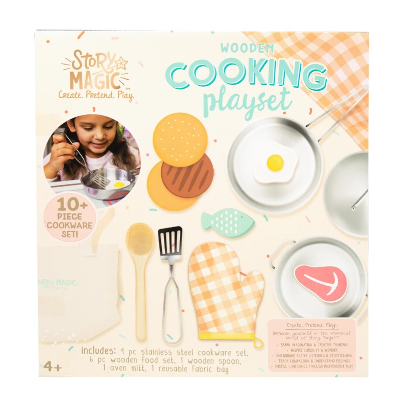 Story Magic Wooden Cooking Playset