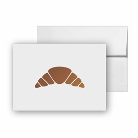 Croissant Bakery French Breakfast Bread, quality blank cards CC-19827