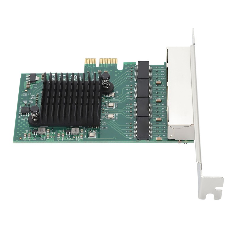 PCIe X1 Network Card 4 RJ45 Port 1000M High Speed