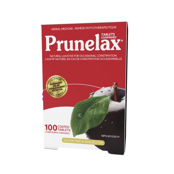 Prunelax Natural Laxative Regular Tablets, 100 ct
