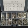 200Pcs Circlips E Clips, Stainless Steel E Clips 10 Sizes